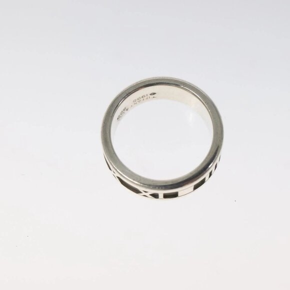 TIFFANY&Co. Atlas Ring Ag925 Silver Auth - Picture 8 of 13